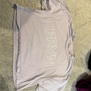 PRVN Lavender Crop Top T-Shirt